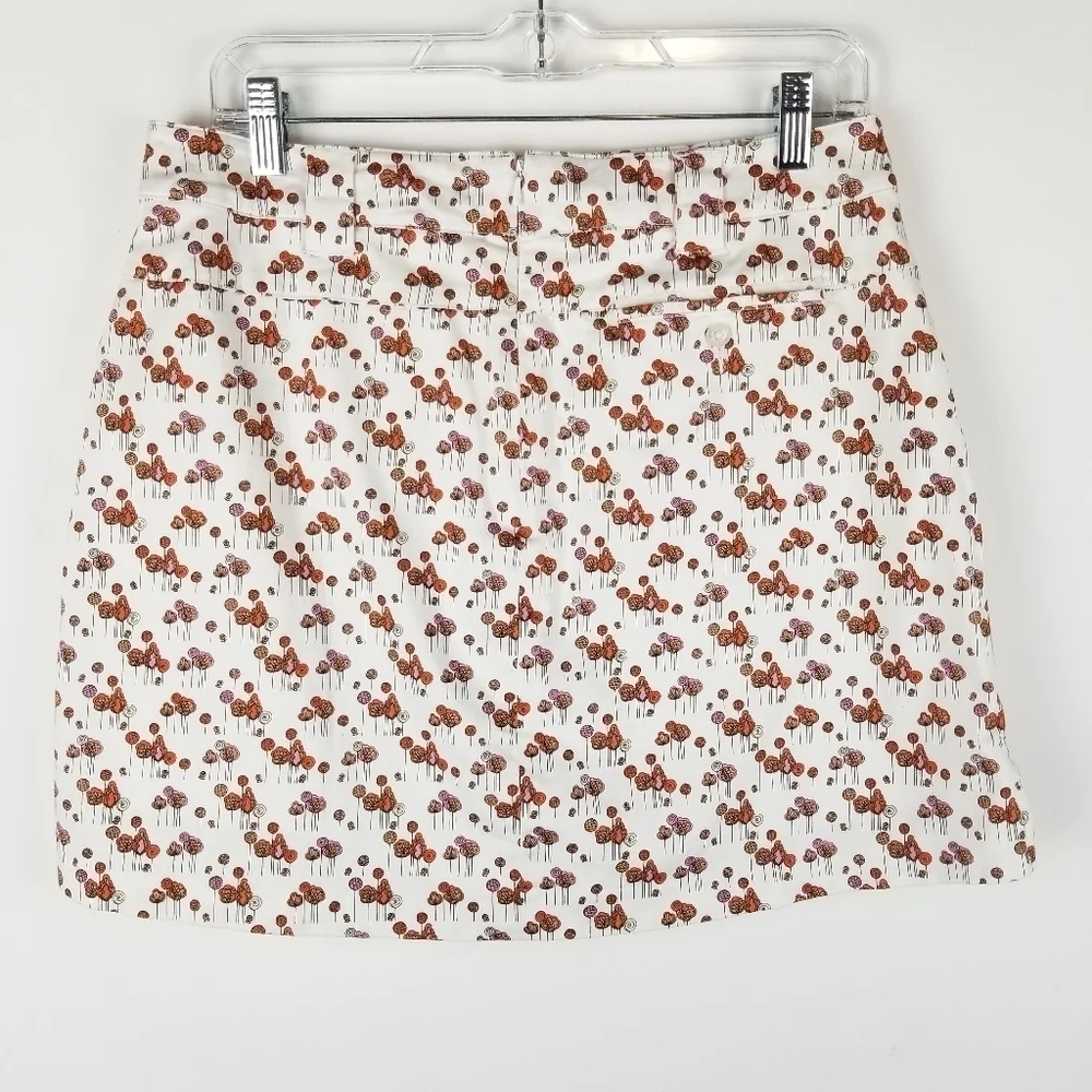 LADY Hagan 8 Golf Skirt Back Zip Graphic Print‎ Short lining